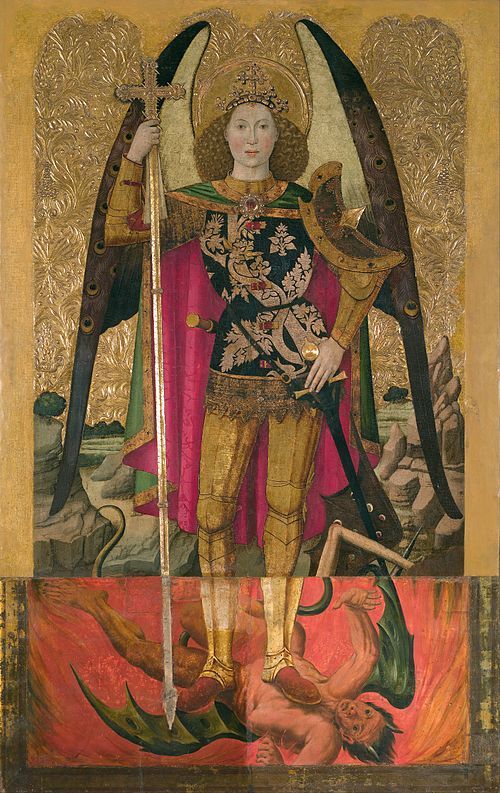 Saint Michael, 1455, Jaume Huguet