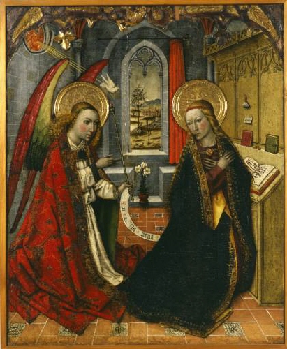 The Annunciation, 1450, Jaume Huguet