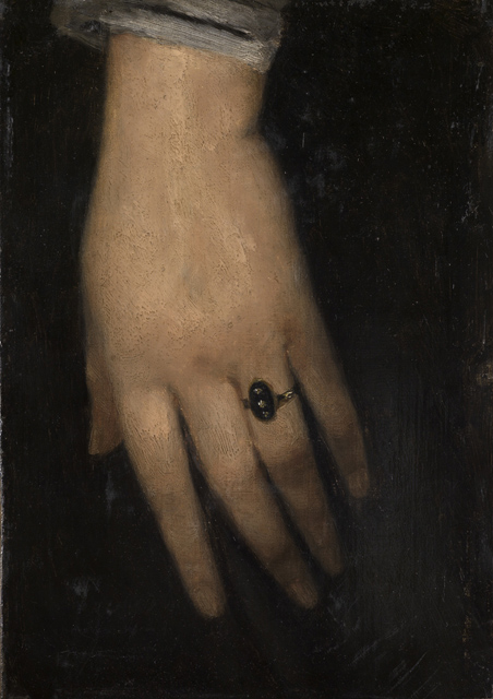 Linke Hand, 1867, Wilhelm Leibl