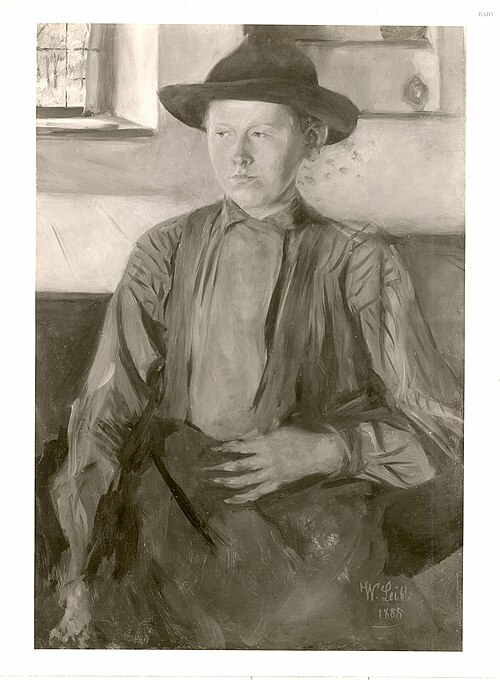 Bauernjunge, 1888, Wilhelm Leibl