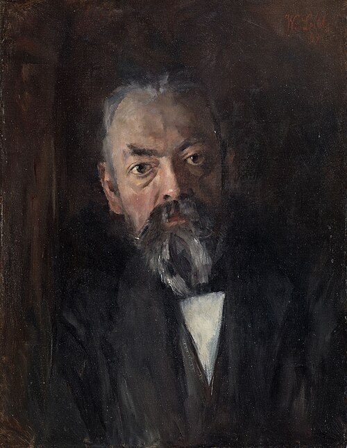 Portrait of Ernst Seeger, 1899, Wilhelm Leibl