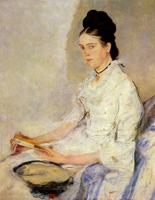 Porträt der Rosine Fischler, Gräfin Treuberg (geborene Edle von Poschinger), , Wilhelm Leibl