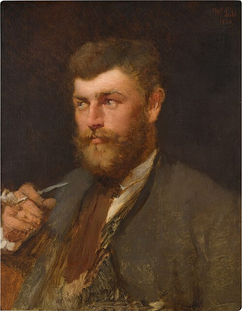 The Joiner Neumeyer, 1866, Wilhelm Leibl