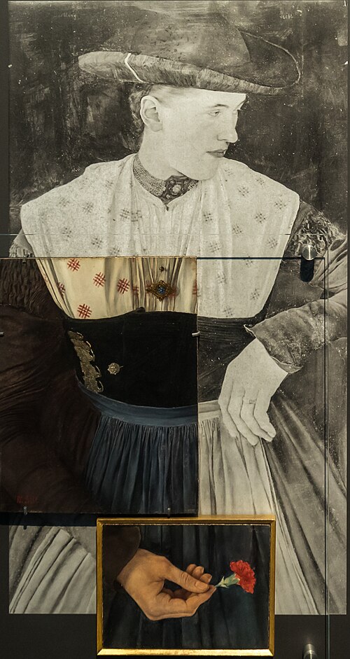 Mädchen mit der Nelke, 1880, Wilhelm Leibl