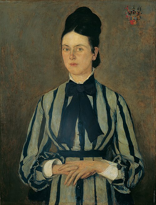 Rosine Fischler, Gräfin Treuberg, 1877, Wilhelm Leibl
