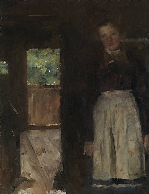 Interieur, 1897, Wilhelm Leibl