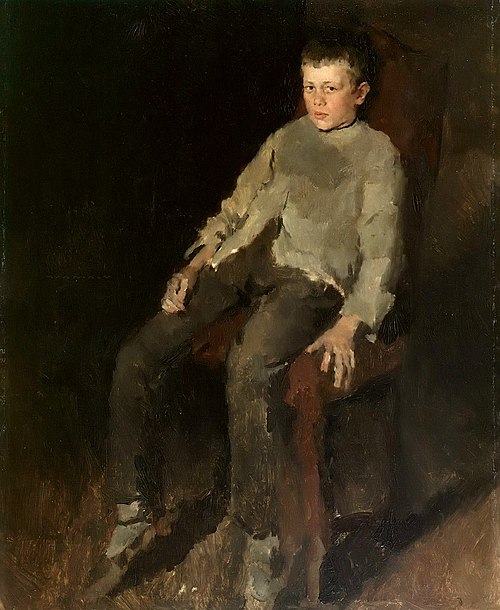 Farmboy, 1876, Wilhelm Leibl