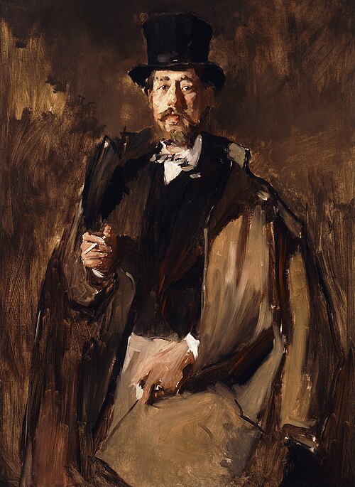 Portrait of Pál Szinyei Merse, 1869, Wilhelm Leibl