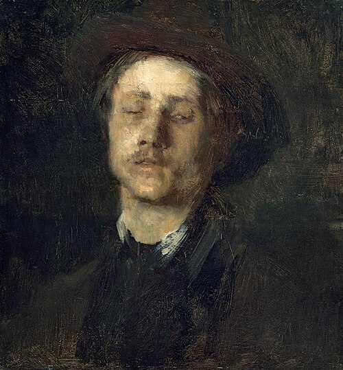 Kopf eines Blinden, , Wilhelm Leibl