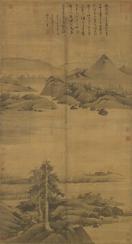 Fisherman, 1342, Wu Zhen