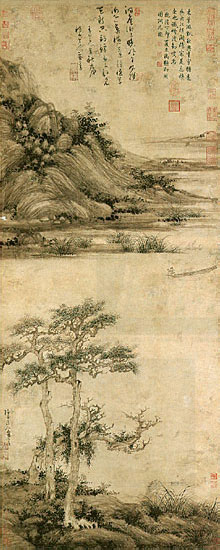 Fishing in Reclusion on Lake Tung-t'ing, , Wu Zhen