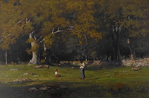 An Old Roadway, 1880, George Inness