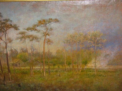 Turpentine Camp at Tarpon Springs, Florida, 1891, George Inness