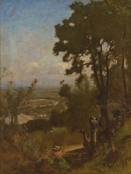 Valley Near Perugia, , George Inness