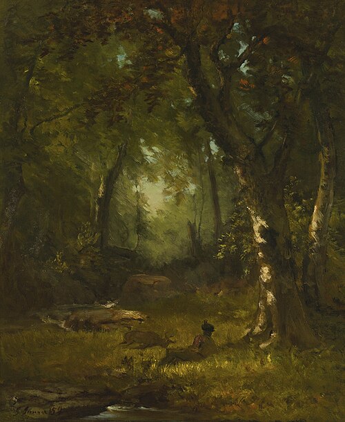 Landscape with Huntsman, 1859, George Inness