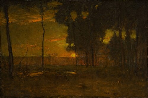 The Glowing Sun, 1894, George Inness