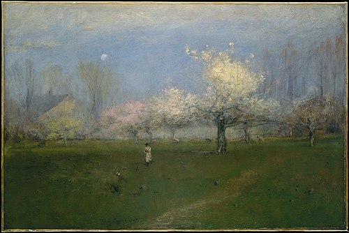 Spring Blossoms, Montclair, New Jersey, 1889, George Inness