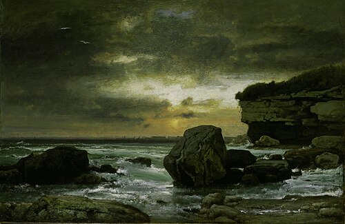 Marine, 1874, George Inness