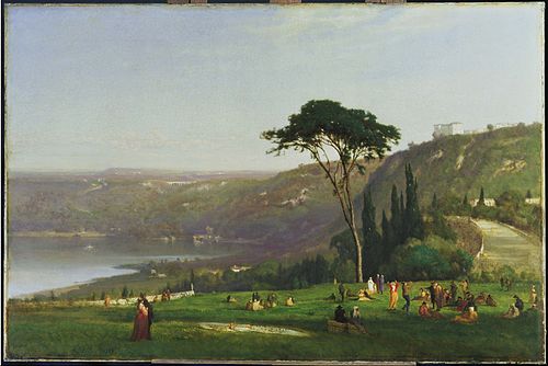 Lac d'Albano, 1869, George Inness