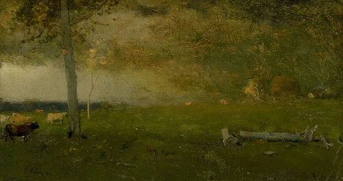 Landscape (Cattle in Storm), 1886, George Inness