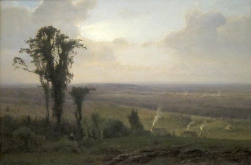 Paysage, Hudson Valley, 1870, George Inness