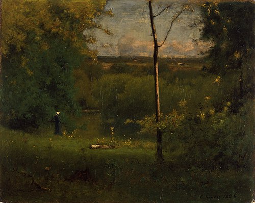 Looking over the River, 1886, George Inness