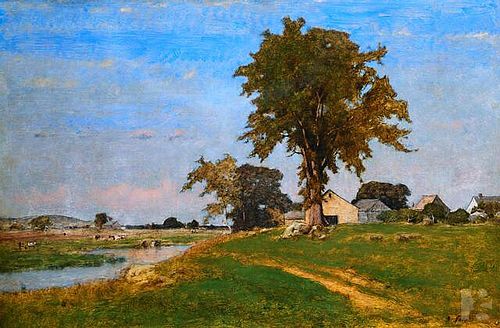 Old Elm at Medfield, , George Inness