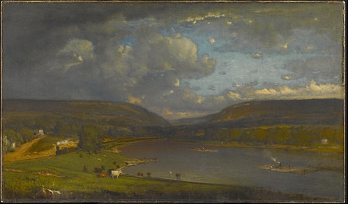 On the Delaware River, 1861, George Inness