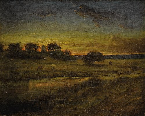 Pasture at Dawn, 1891, George Inness