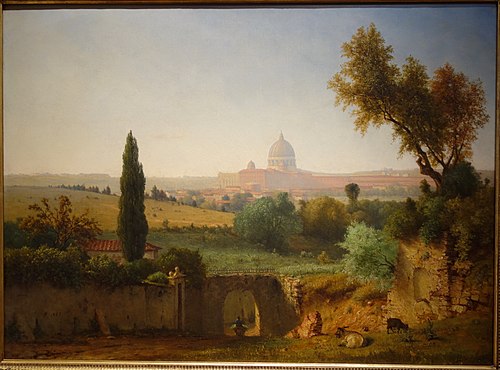 Saint Peter's, Rome, 1857, George Inness