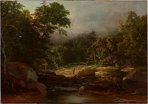 Stream in the Mountains, 1850, George Inness