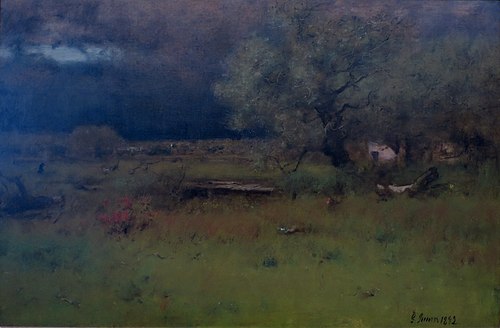 The Passing Storm, 1892, George Inness