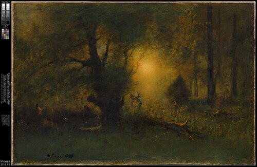 Sunrise in the Woods, 1887, George Inness