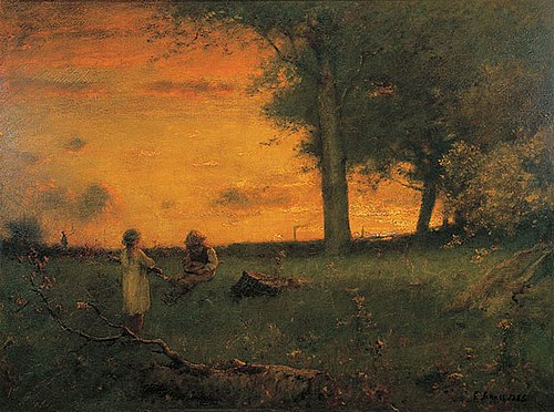 Sunset at Montclair, 1885, George Inness