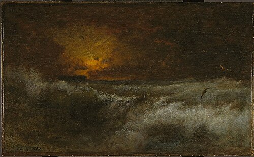 Sunset over the Sea, 1887, George Inness