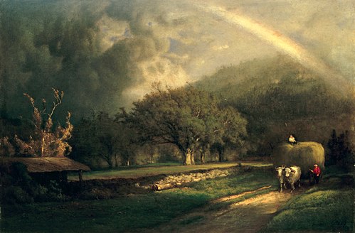 The Rainbow in the Berkshire Hills, 1869, George Inness