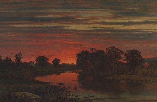 Twilight, 1860, George Inness