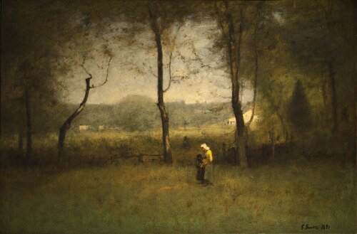 Wood Gatherers, an Autumn Afternoon, 1891, George Inness