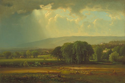 Harvest Scene in the Delaware Valley, 1867, George Inness