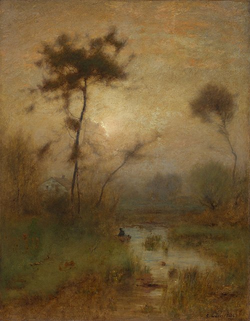 A Silver Morning, 1884, George Inness