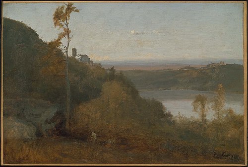 Lake Nemi, 1874, George Inness