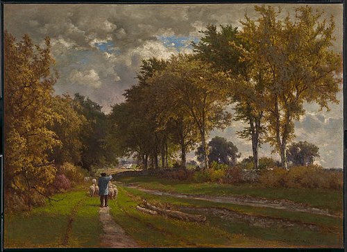 The Road to the Farm, 1862, George Inness