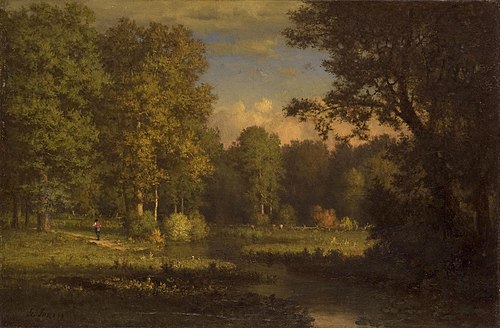 Landscape with a Stream, 1885, George Inness