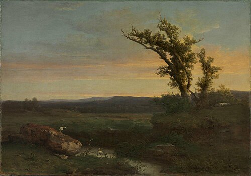 Twilight on the Campagna, 1851, George Inness