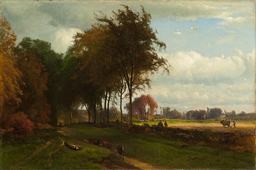 Landscape with Cattle, 1869, George Inness