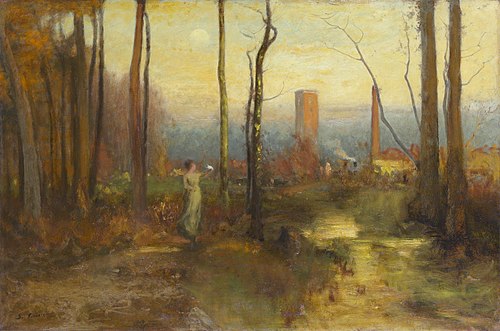 The Mill Stream, Montclair, New Jersey, 1888, George Inness