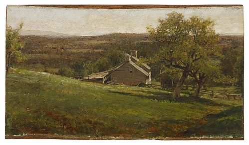 Landscape with Farmhouse, 1876, George Inness