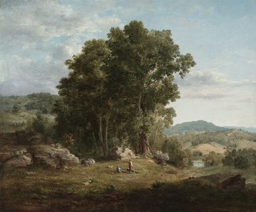 The Wood Chopper, 1849, George Inness