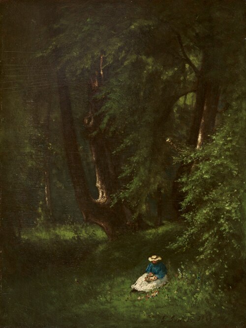 In the Woods, 1866, George Inness