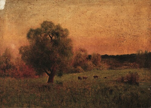 Cows in a Field, 1928, George Inness